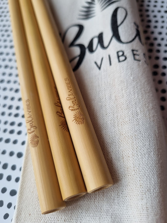 Bali in Every Sip: Bamboo Straws - Embracing Sustainability and Style